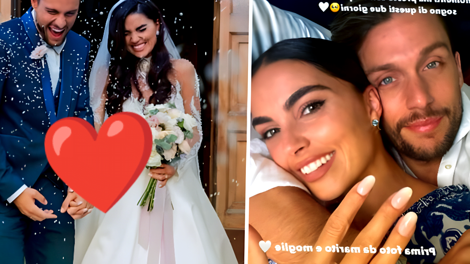 Teresa Langella e Andrea Dal Corso: l'intensa emozione del loro primo selfie da sposi rivela qualcosa di più?