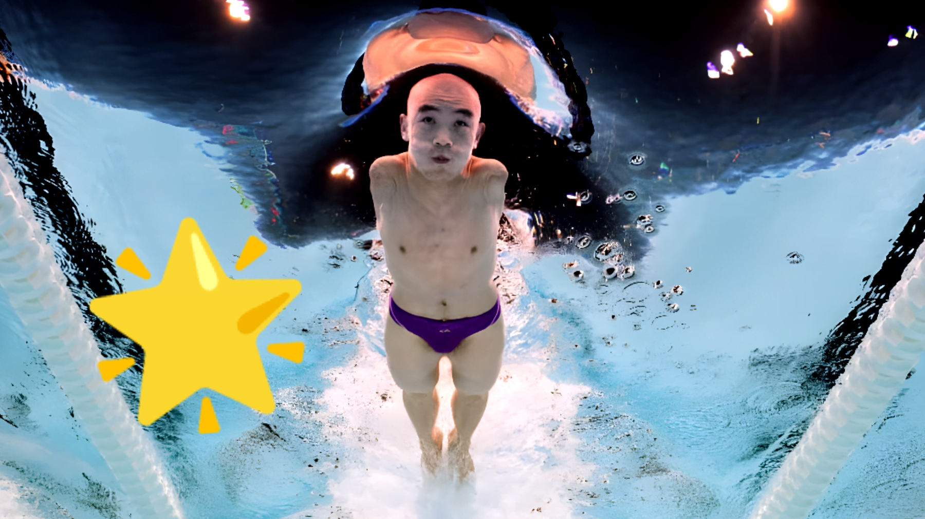 Impressionanti Immagini di un Nuotatore Paralimpico che Sfida ogni Record Mondiale: Come Fa Usando Solo le Gambe?