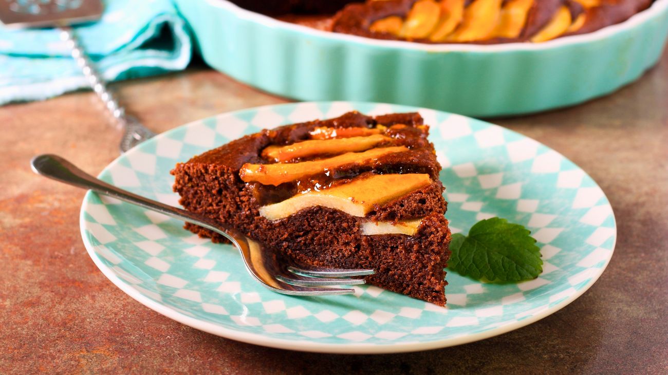 Torta pere e cioccolato