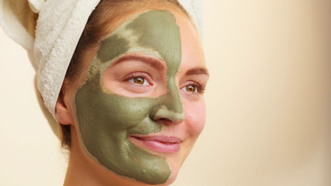 maschera all'argilla verde