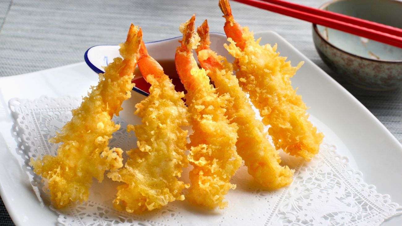 Gamberi in tempura
