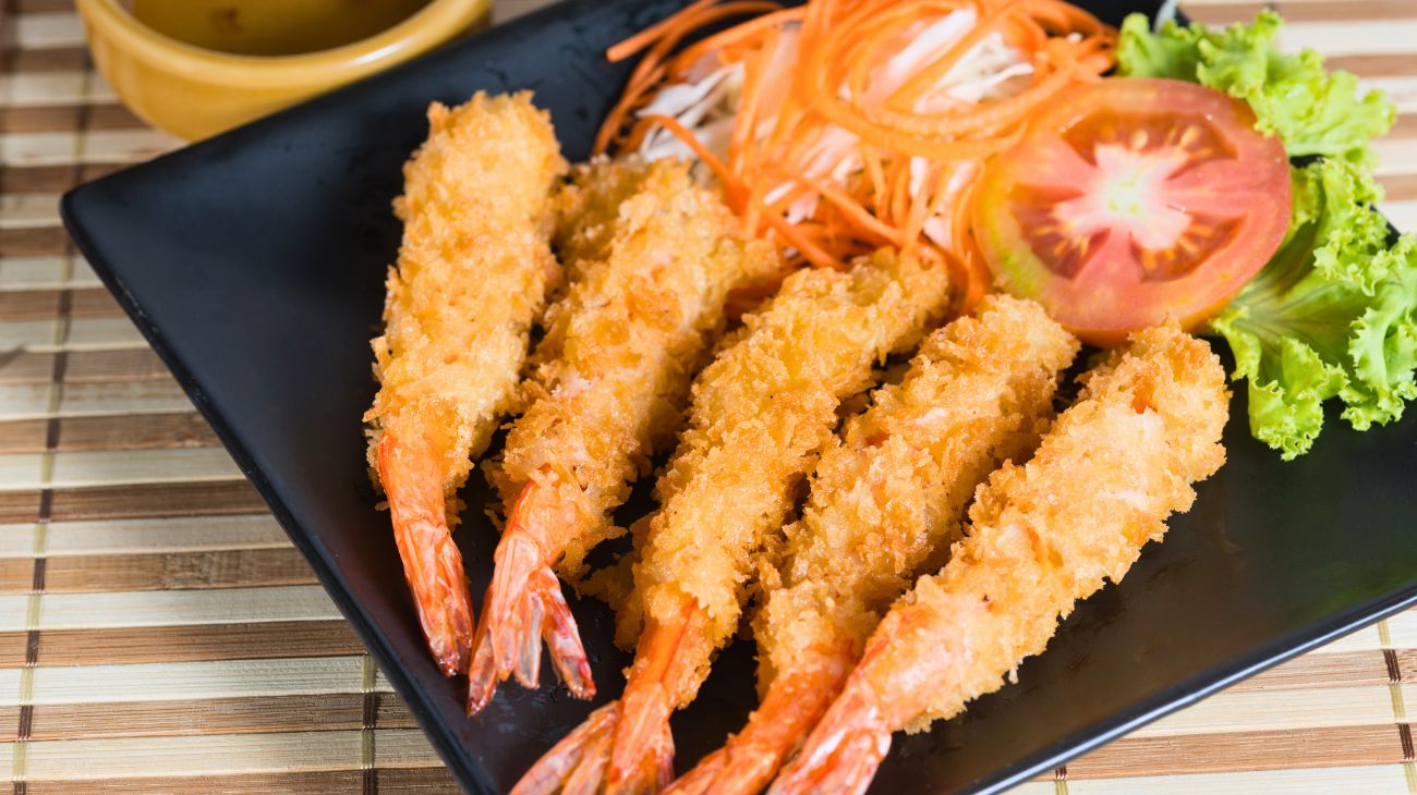 Gamberi in tempura