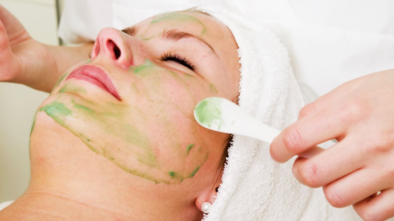 Maschera di aloe vera