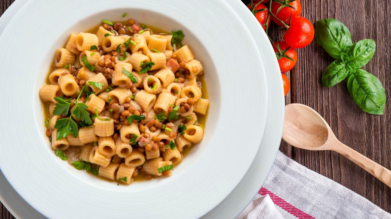 Pasta e lenticchie