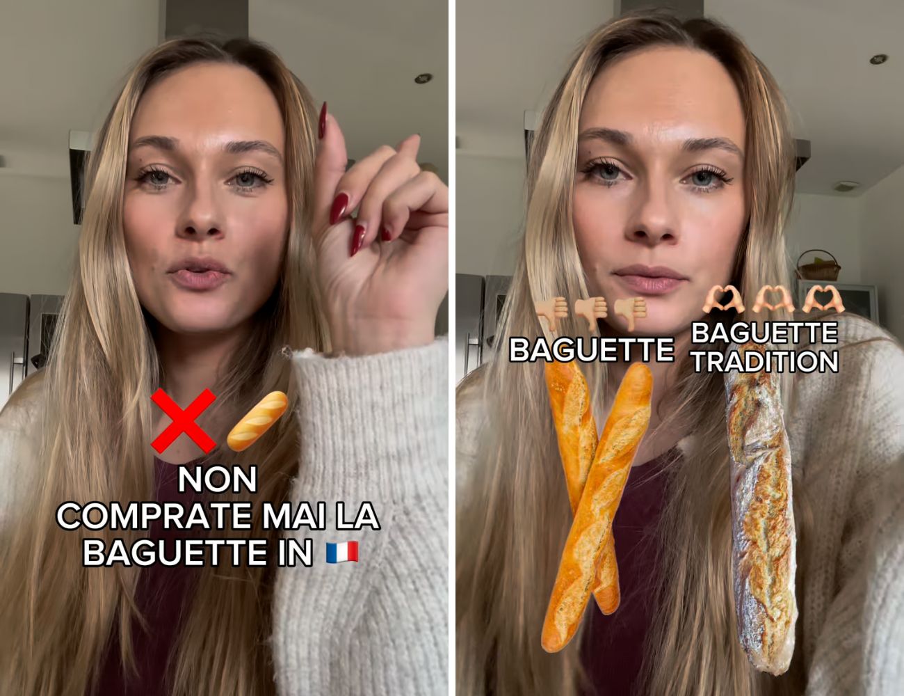 Il suggerimento di Charlene è chiarissimo: mai ordinare la baguette standard ma sempre la 'tradition'.