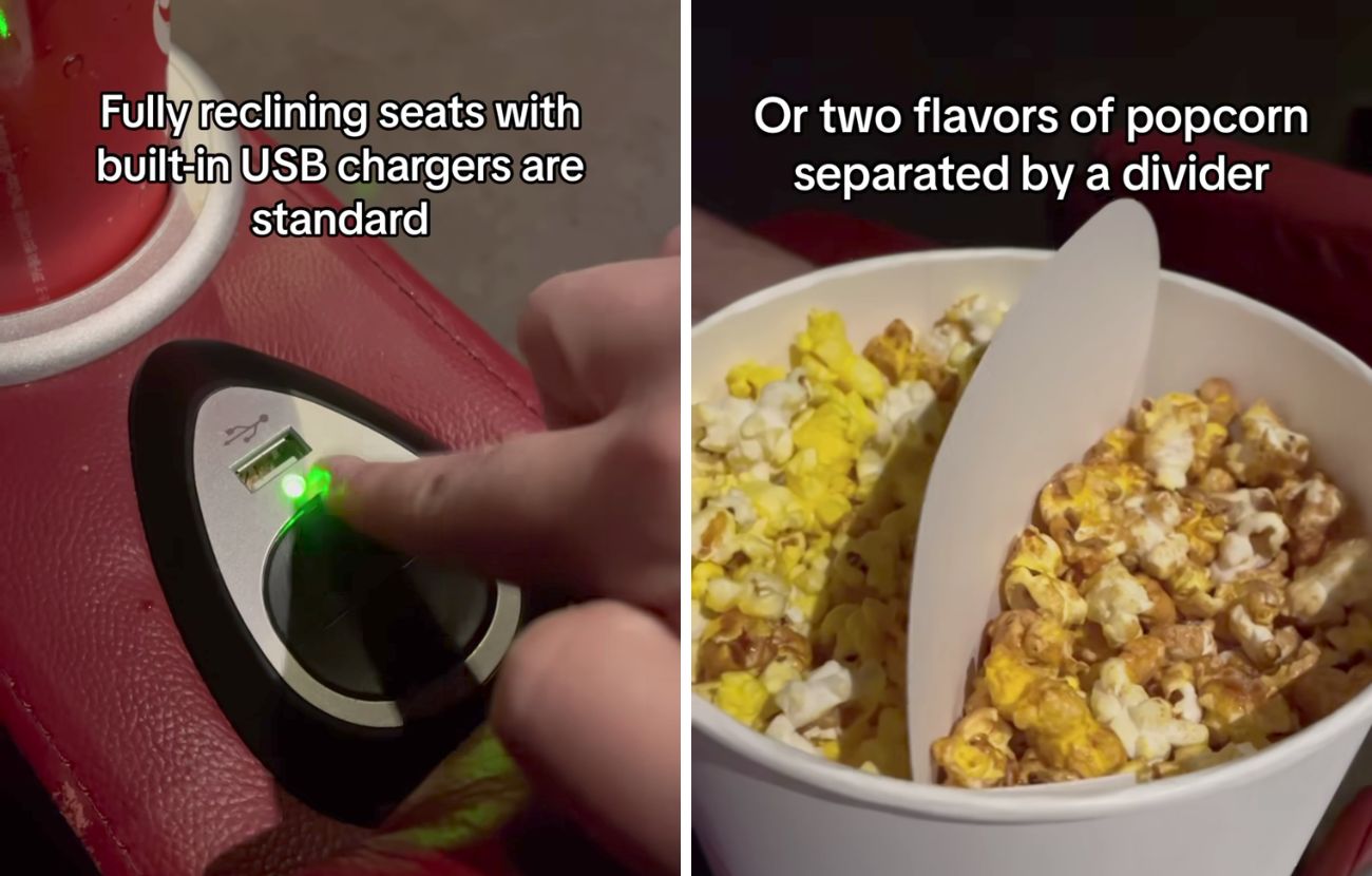 Due aspetti molto interessanti dei cinema in Corea del Sud: i popcorn a due gusti e la possibilità di ricaricare il proprio smartphone