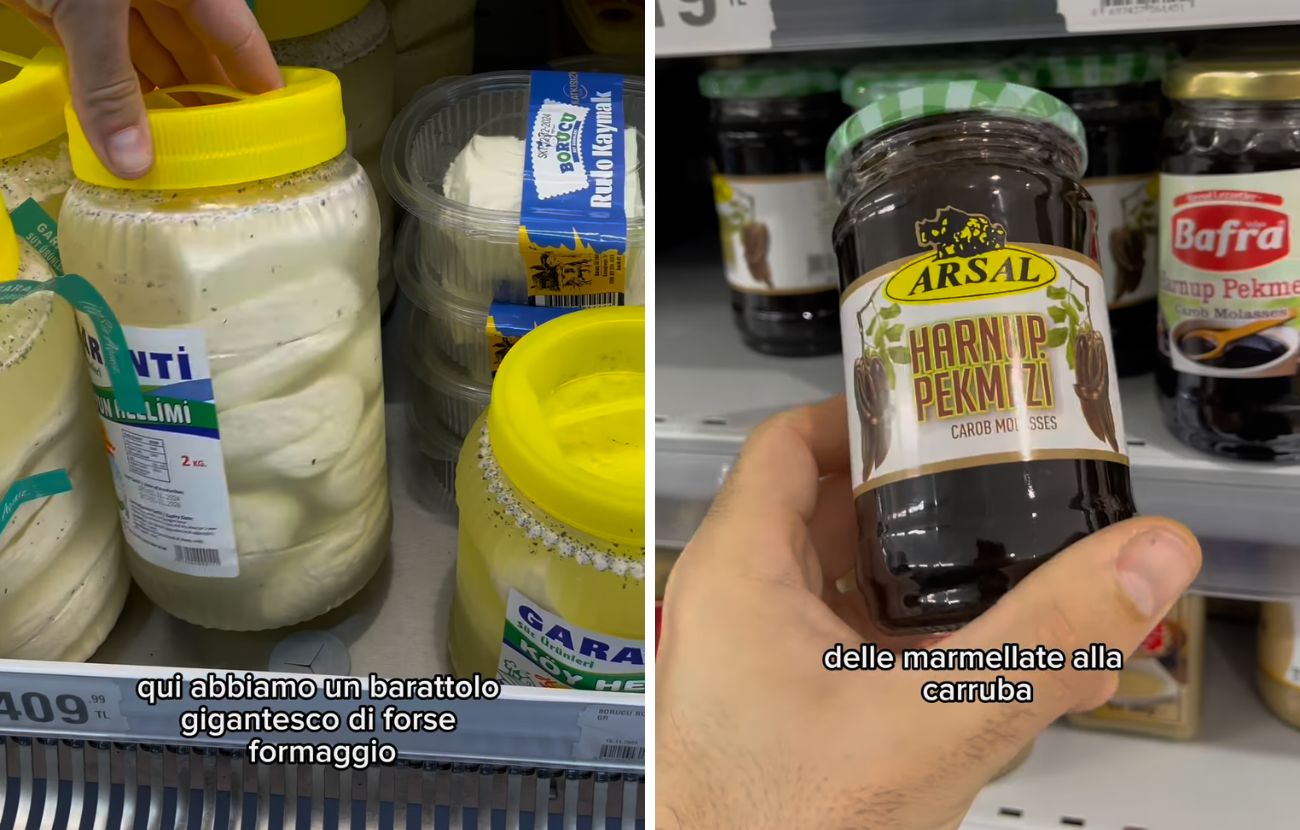 Tra gli alimenti più curiosi trovati nel supermercato di Cipro, spicca sicuramente quella che potrebbe essere mozzarella cipriota.