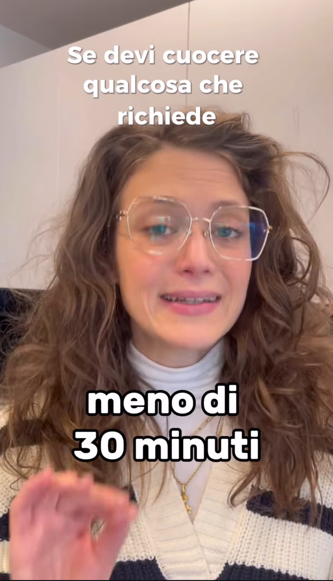 Se il piatto può essere cotto in meno di 30 minuti, la cosa migliore è usare la friggitrice ad aria.