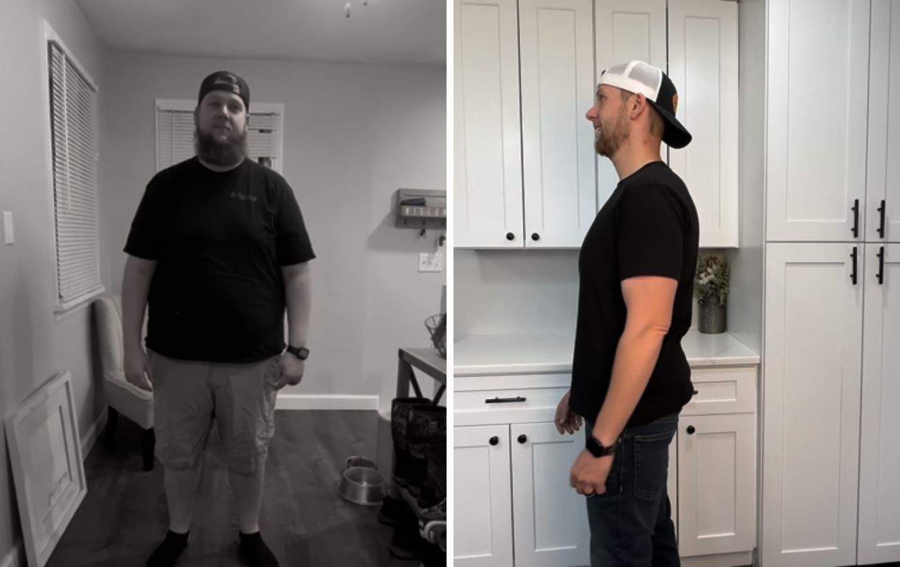 Dopo aver raggiunto un peso corporeo a suo dire "non sostenibile", l'uomo ha iniziato a mangiare solo carne rossa e uova. Nel giro di 90 giorni, è dimagrito visibilmete.