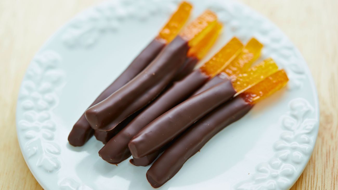Scorze di arancia al cioccolato