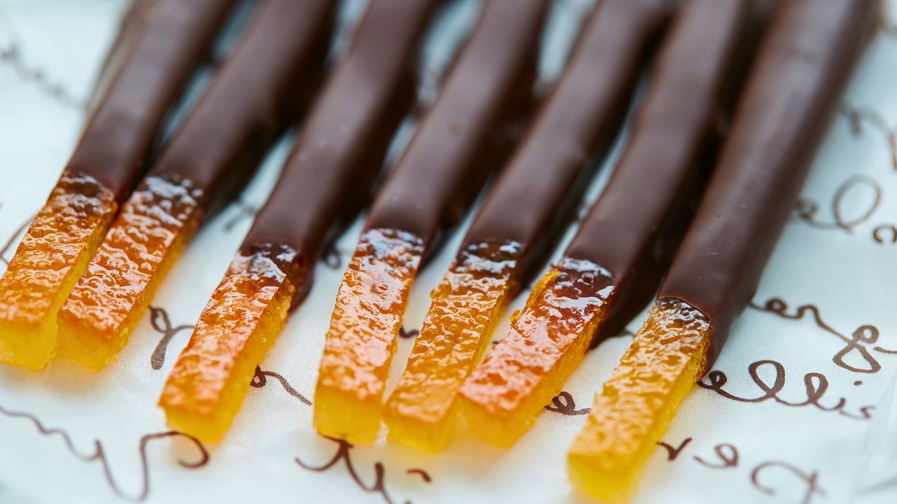 Scorze di arancia al cioccolato