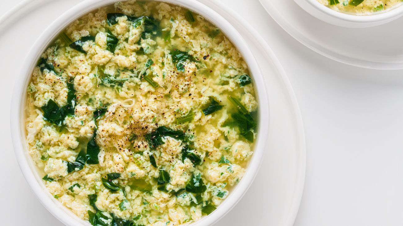 Stracciatella in brodo