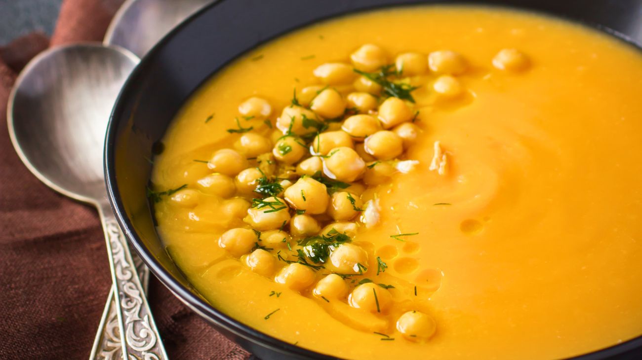 Zuppa ceci e zucca