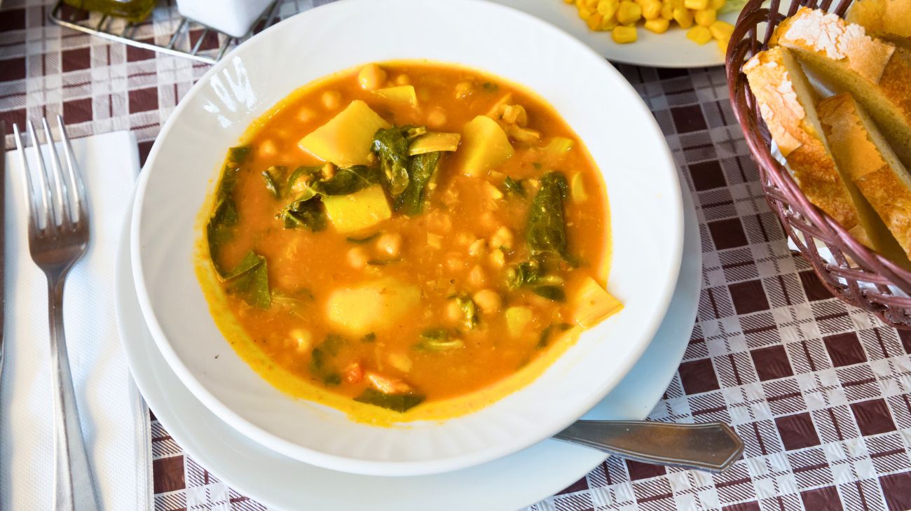 Zuppa di ceci e patate