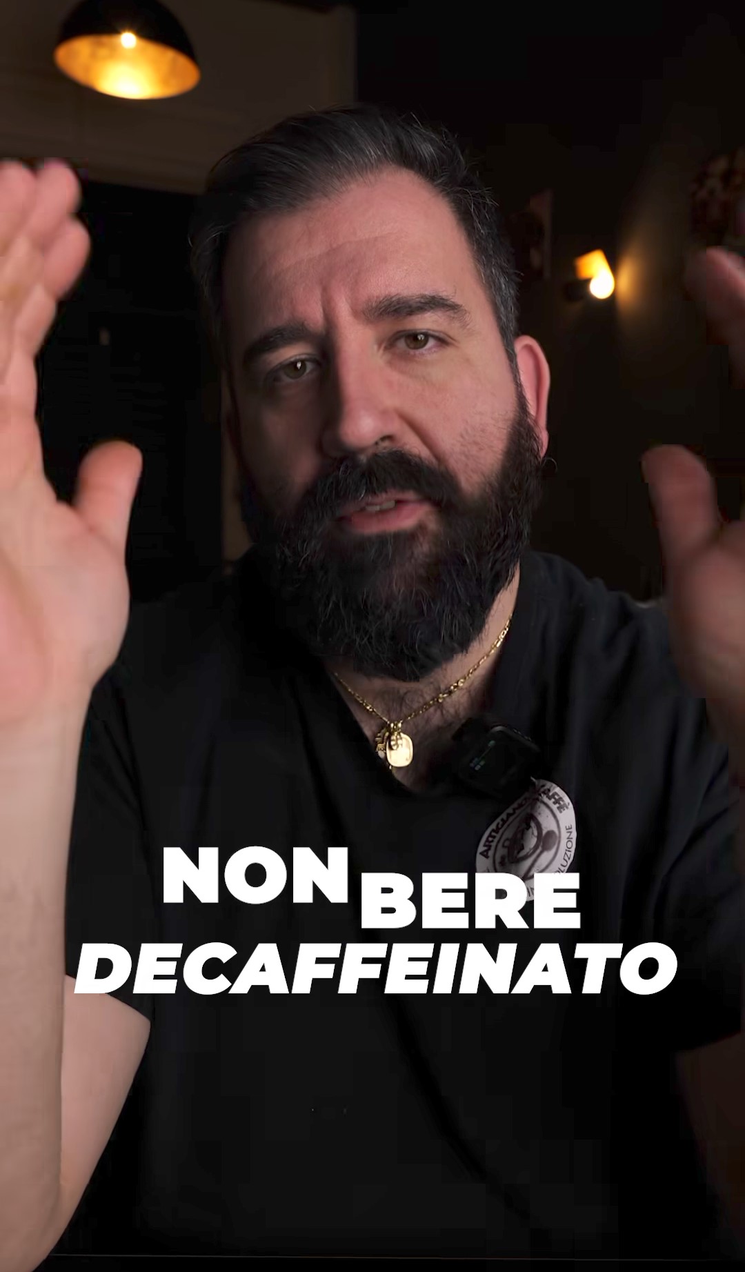 L'esperto di torrefazione è categorico: a suo dire, non bisogna bere il caffè decaffeinato.