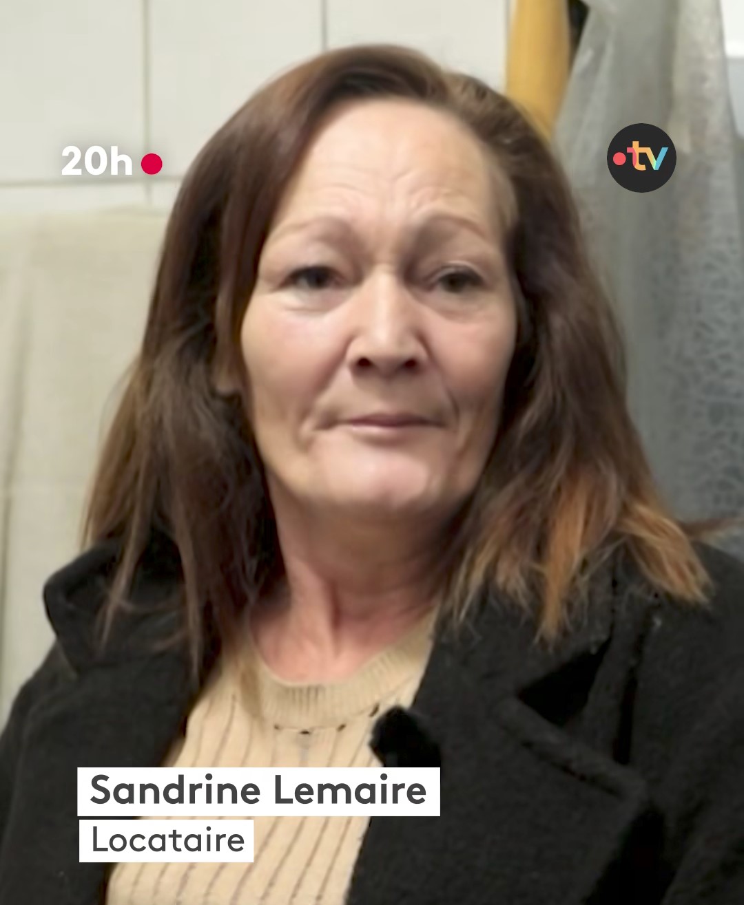 L'inquilina morosa. Fonte: FranceInfo - facebook