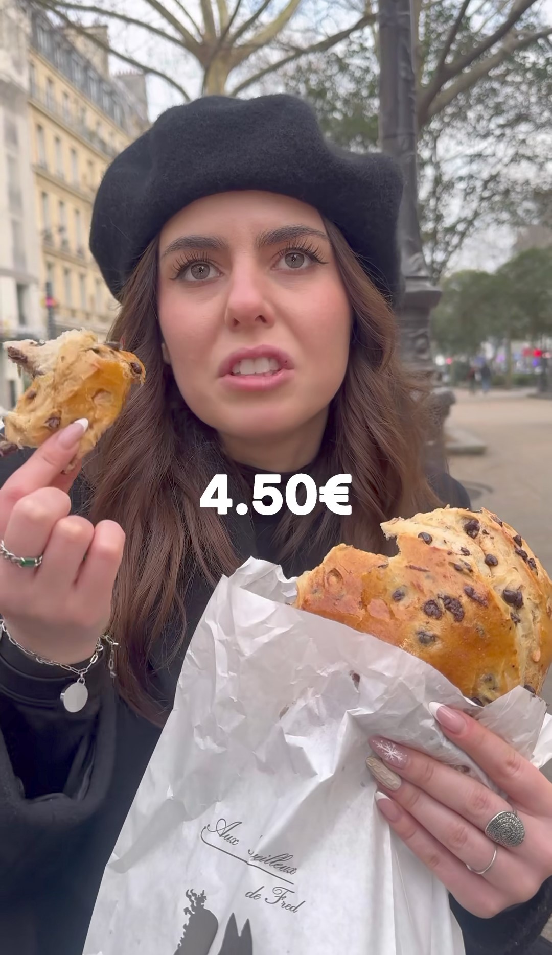 Il prezzo per il Pangocciolo gigante a Parigi è 4.50€