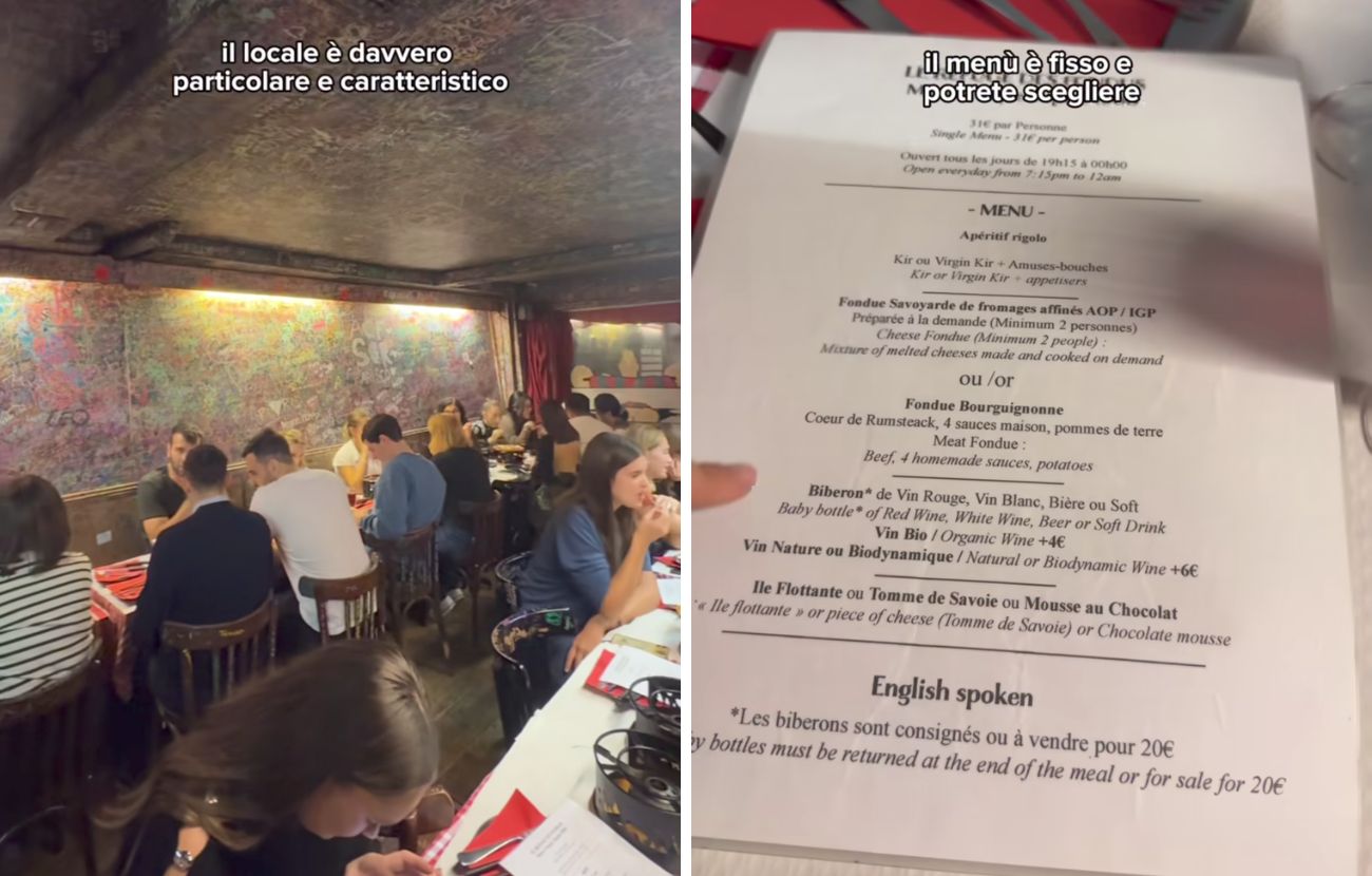 Il menù e gli interni del "ristorante più pazzo" di Parigi secondo Carmen e Antonio.