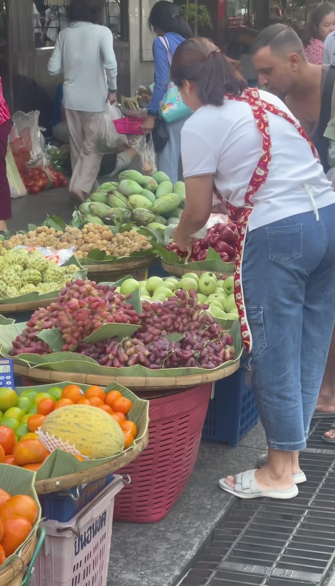 Uno scorcio di un mercato della Thailandia.
