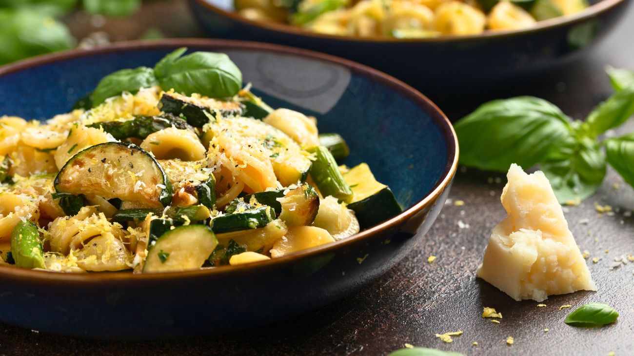Fusilli zucchine e pecorino