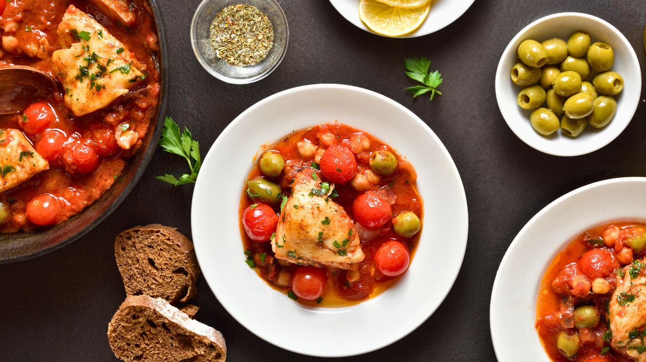 Merluzzo alla mediterranea