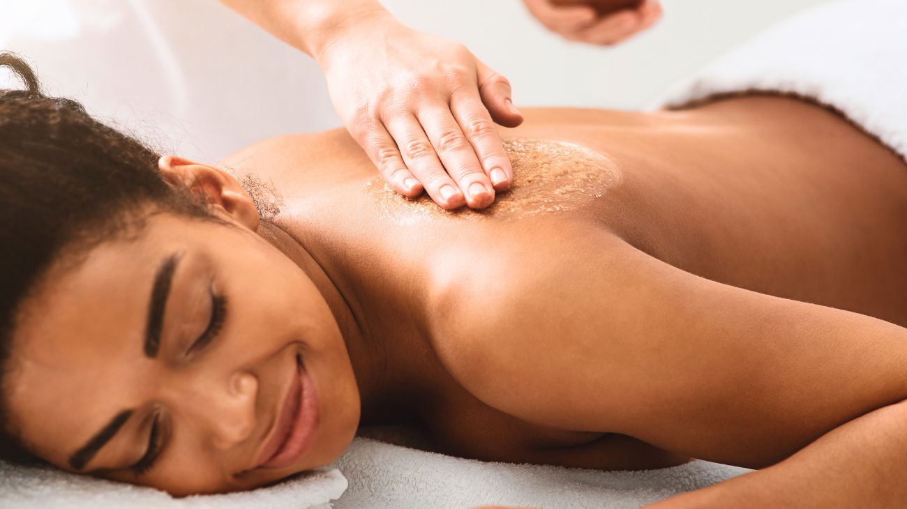 Scrub corpo naturale