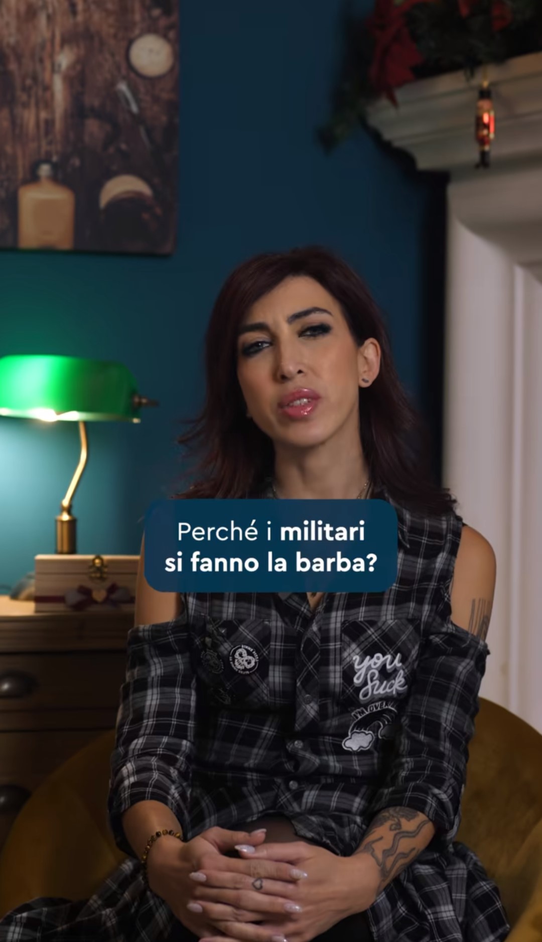 Doriana Borgo ha spiegato perché i militari italiani devono avere la barba rasata (almeno fino al 2011).