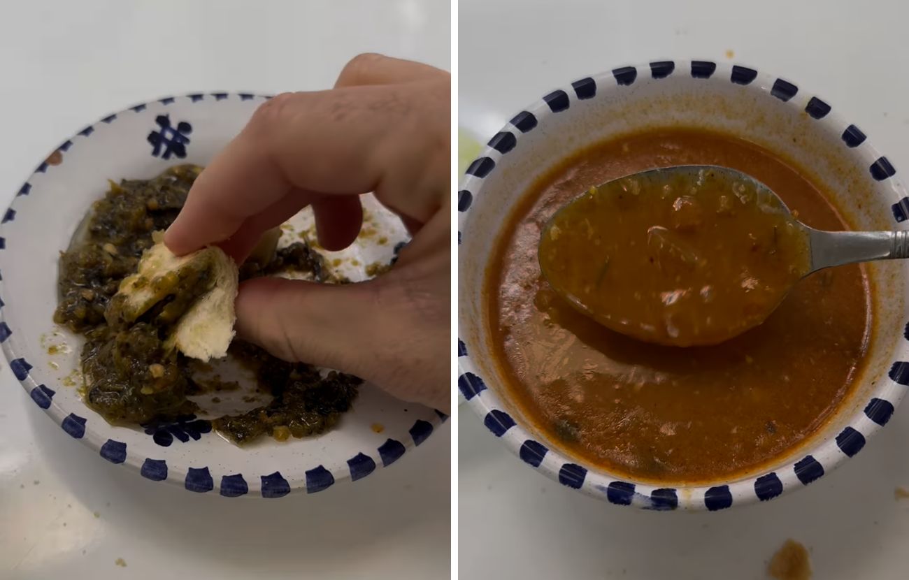 I due antipasti tunisini offerti dal ristorante