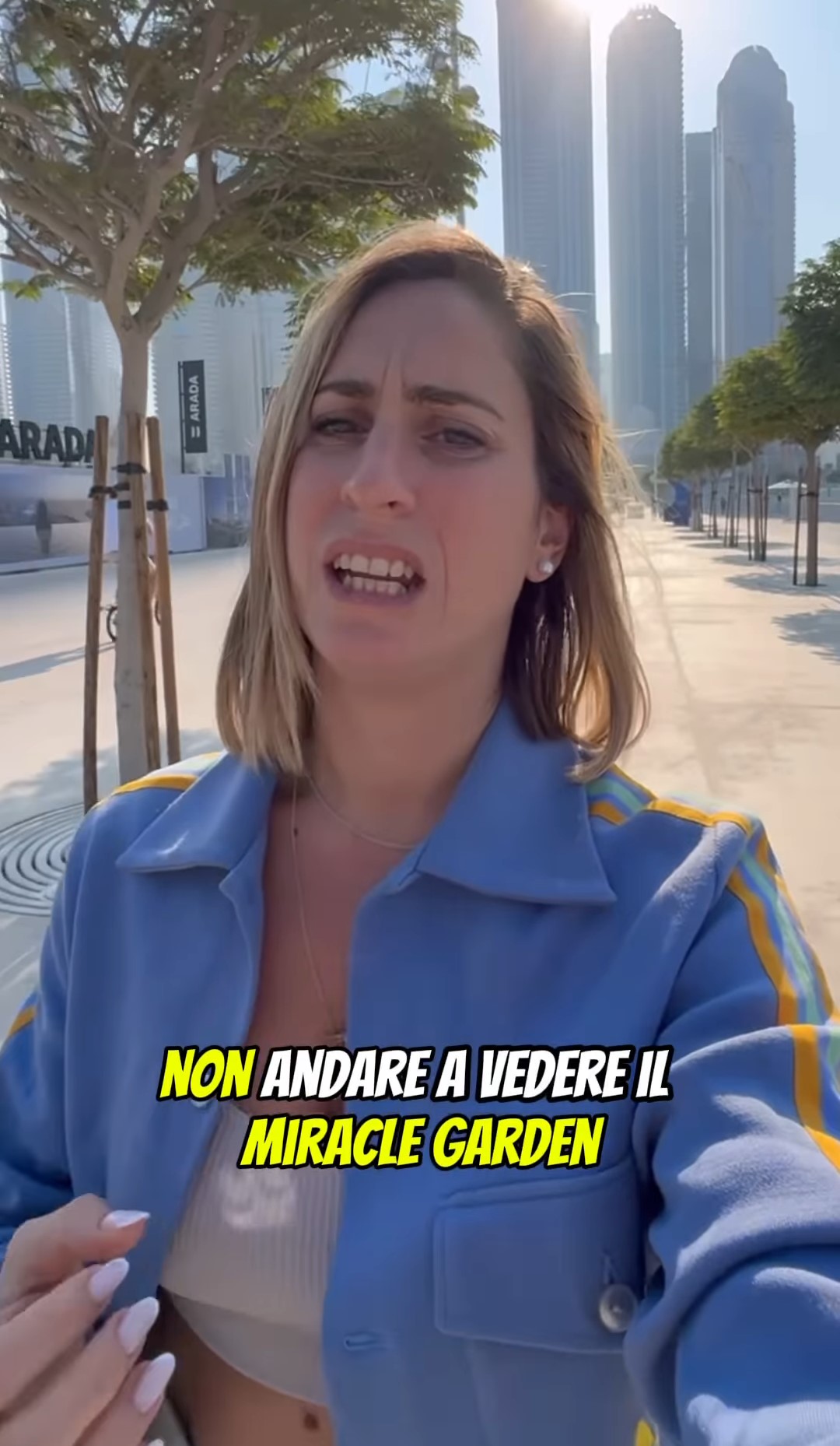 Federica Silenzi suggerisce di non visitare il Miracle Garden a Dubai.