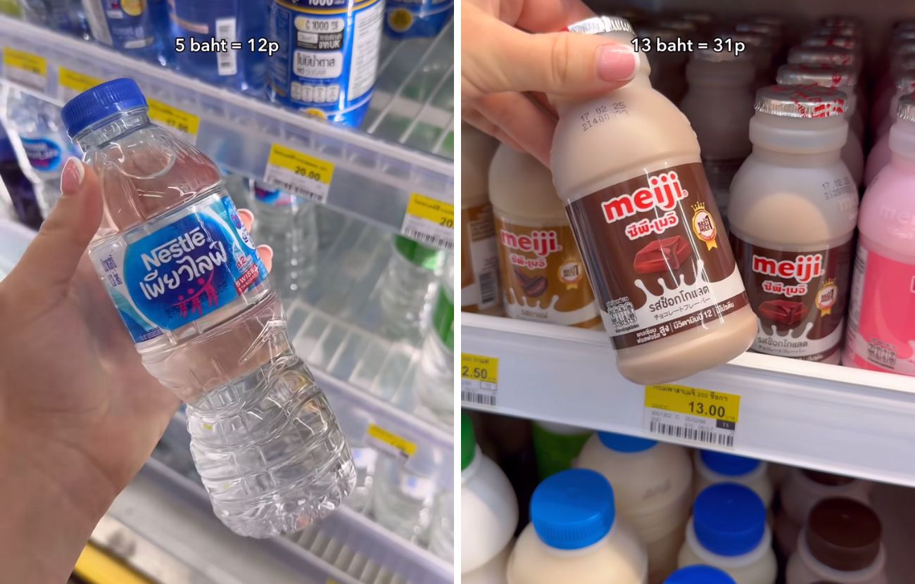 Una bottiglia d'acqua costa meno di 20 centesimi, idem 300 ml di latte al cioccolato.