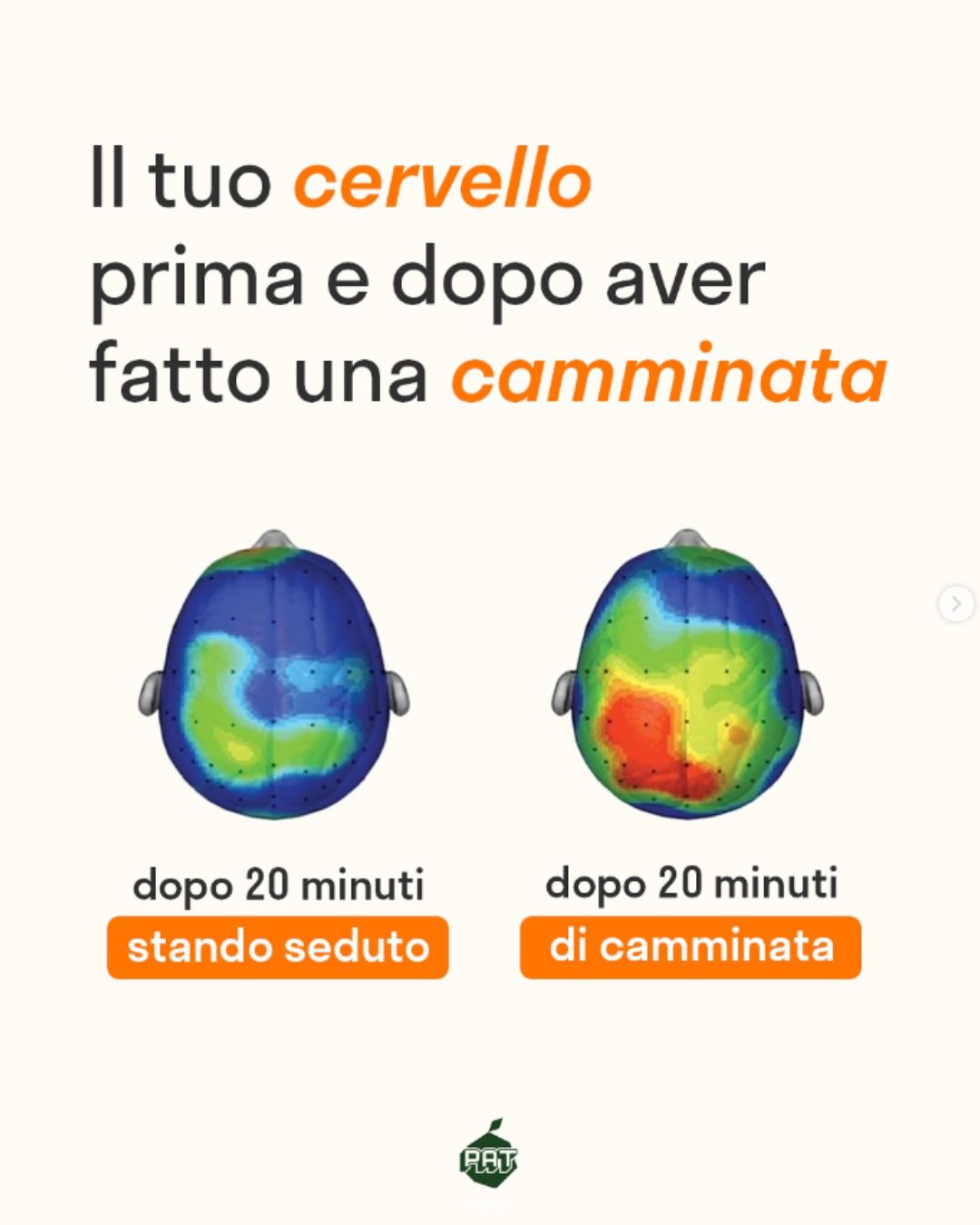 camminare cervello