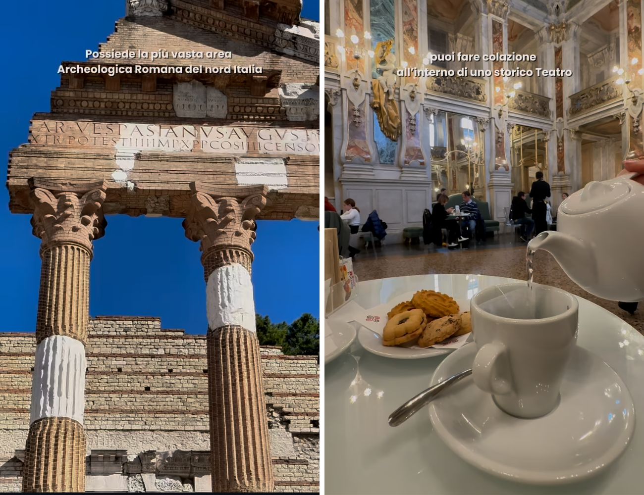 Brescia possiede la più grande area archeologica romana della Lombardia e del Nord Italia, oltre a edifici più recenti ma ugualmente affascinanti.