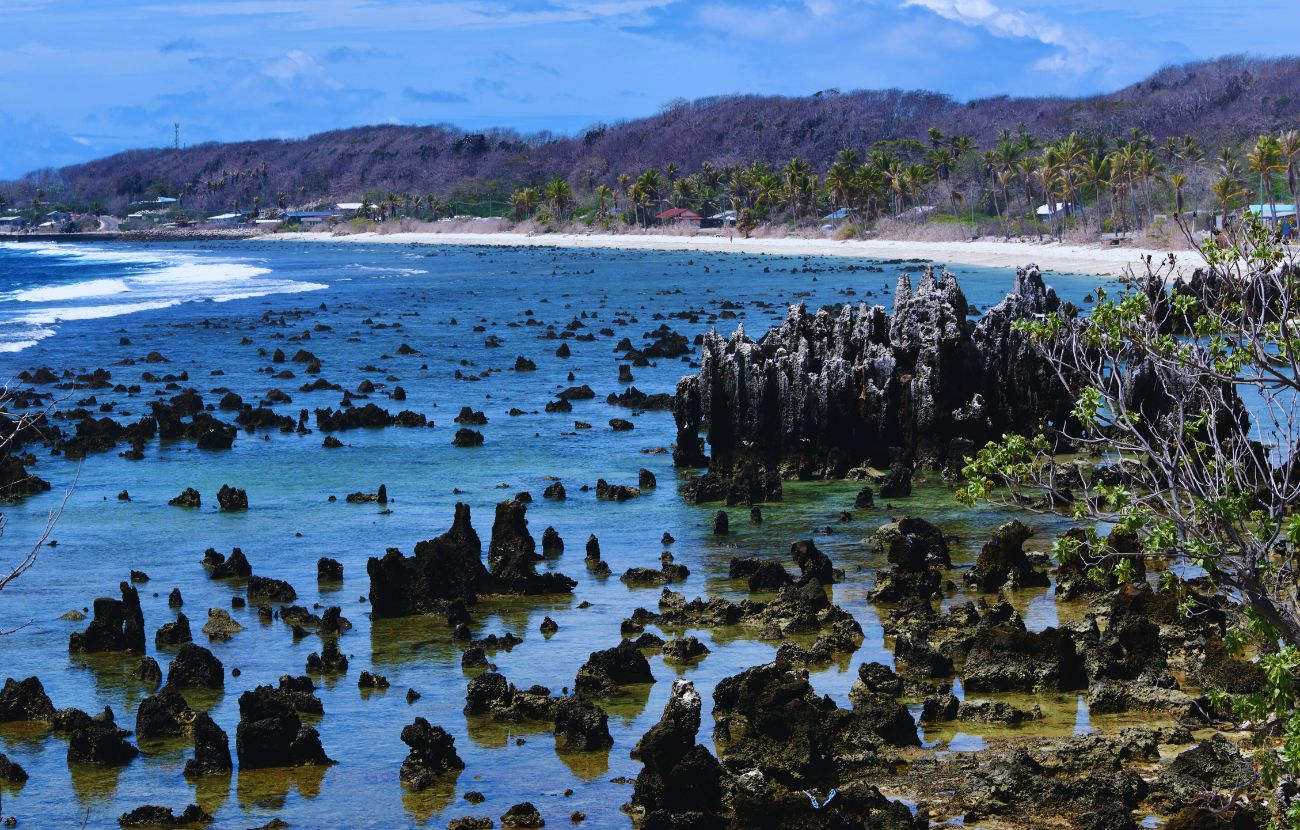 Uno scorcio di una delle isole che compongono Nauru.