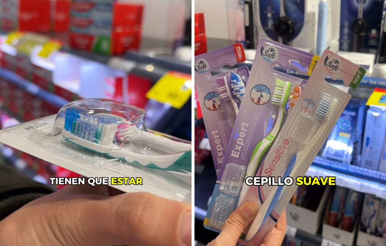 La dentista ha spiegato che lo spazzolino deve essere "morbido" e che le setole devono essere uniformi, ovvero non ce ne devono essere alcune più "alte" di altre.