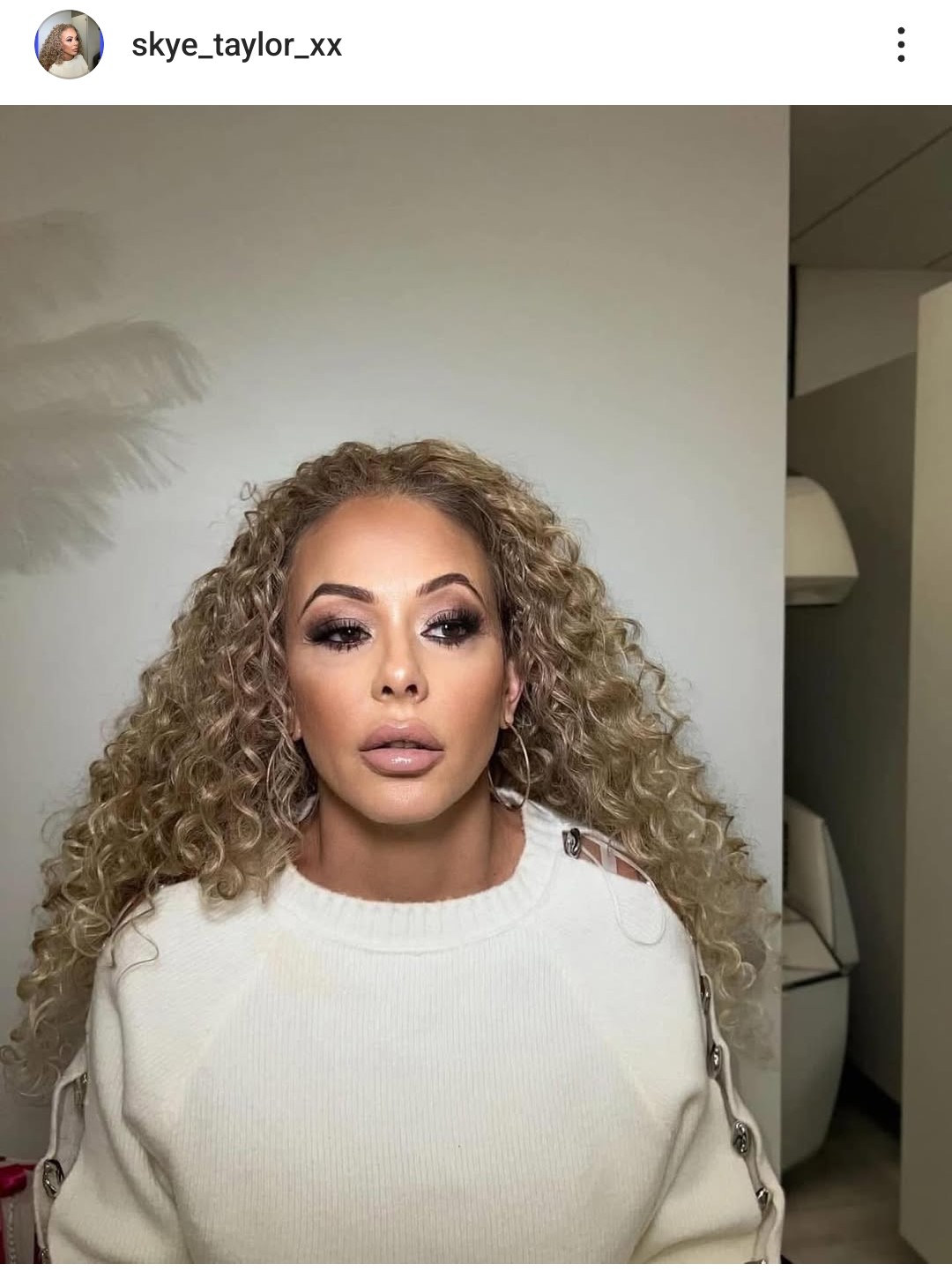 Skye Taylor è un'ex assistente di volo: oggi fa la influencer su Instagram e compare saltuariamente in tv.