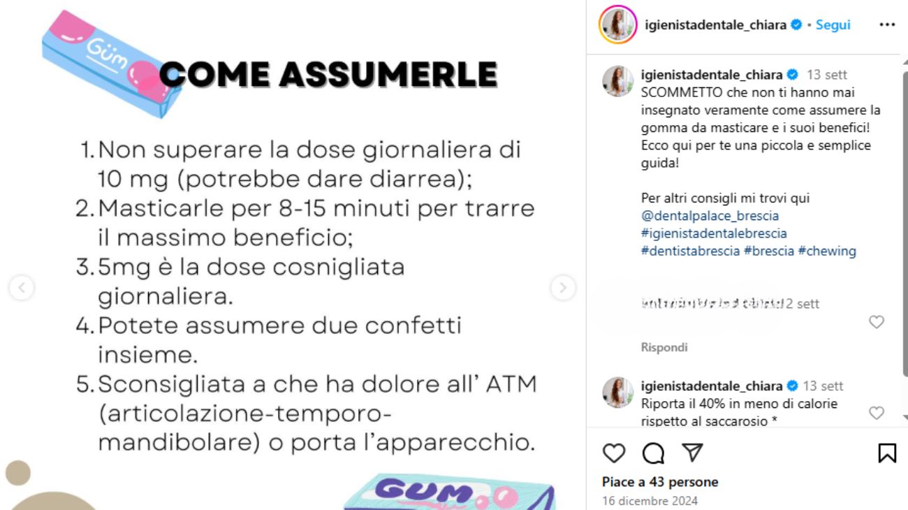 gomma da masticare