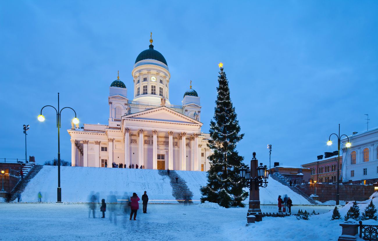 Uno scorcio di Helsinki, capitale del paese più felice al mondo.