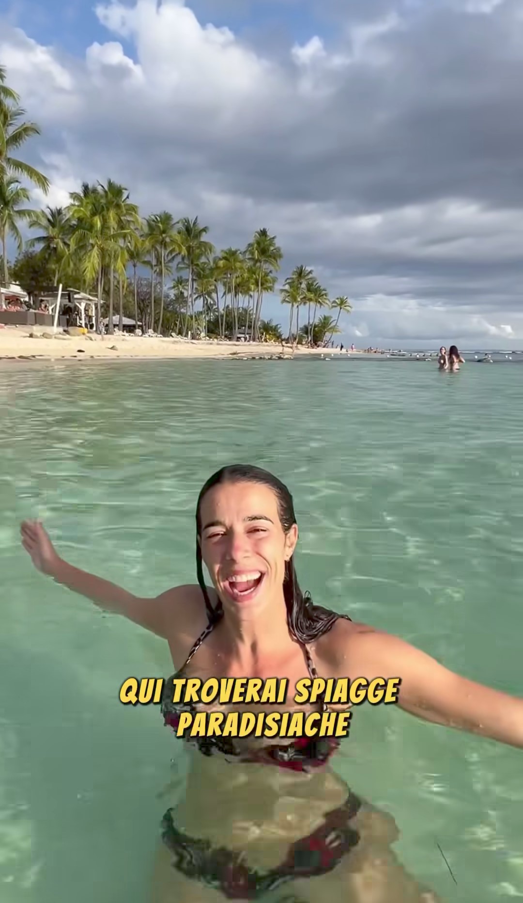 La content creator ha parlato di Guadalupa, isola dei Caraibi parte della Francia, dove dunque non serve il passaporto.
