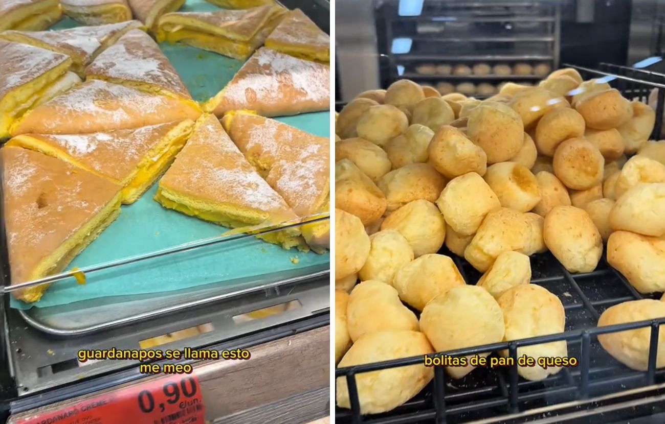 La sezione dolciaria del supermercato portoghese è quella che ha più impressionato positivamente l'autrice del video.
