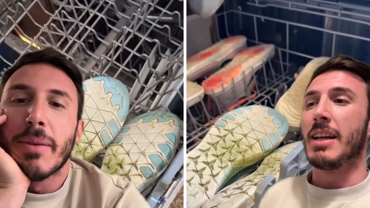 scarpe in lavastoviglie