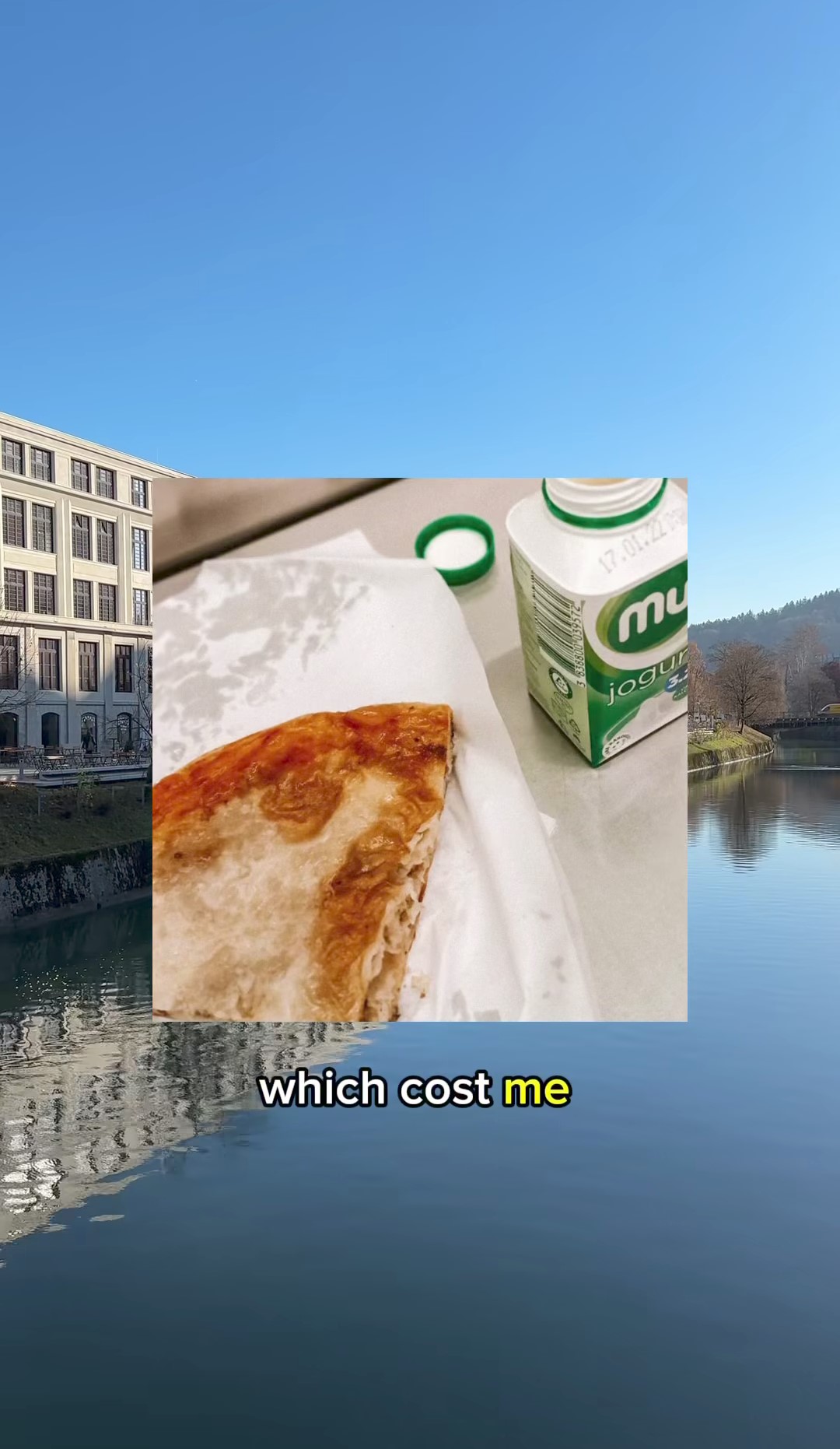 Un burek in una famosa panetteria di Lubiana costa 3€.