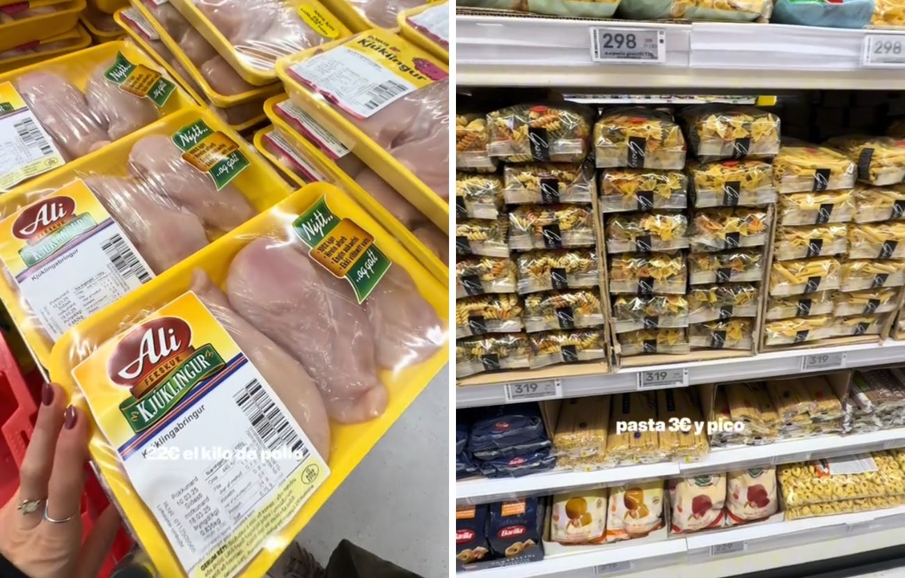 Petto di pollo (22€ al chilo) e pasta (3.30€ un pacco da mezzo chilo), due alimenti consumatissimi in Italia, hanno prezzi elevati dal nostro punto di vista.