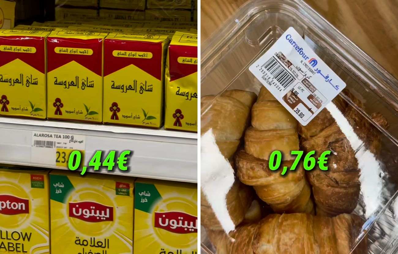 I prezzi nel 'Carrefour' di Sharm el-Sheik sono oggettivamente molto bassi agli occhi di un italiano.