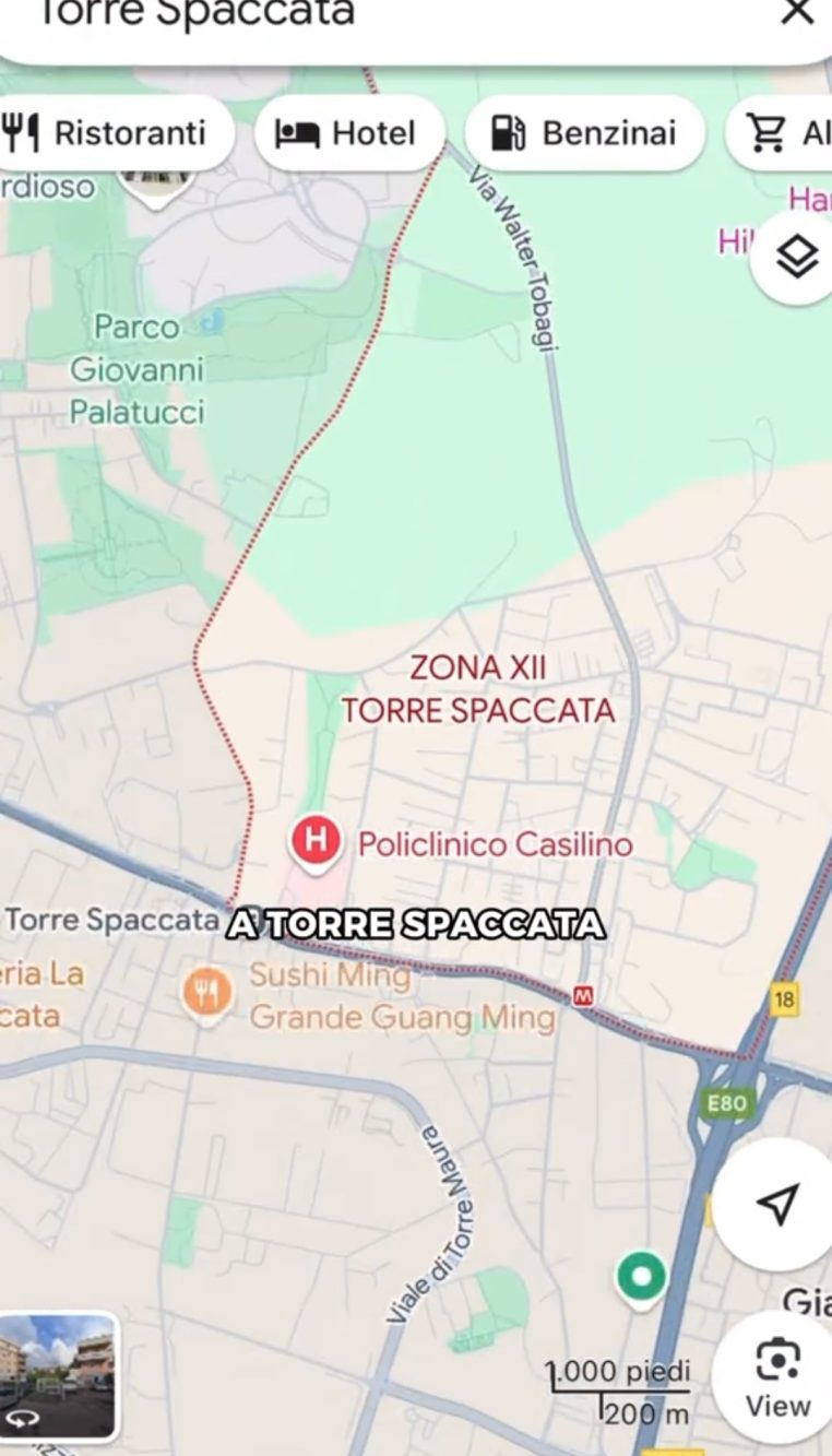 Il "vero" centro dell'Italia si trova a Roma, zona "Torre spaccata".