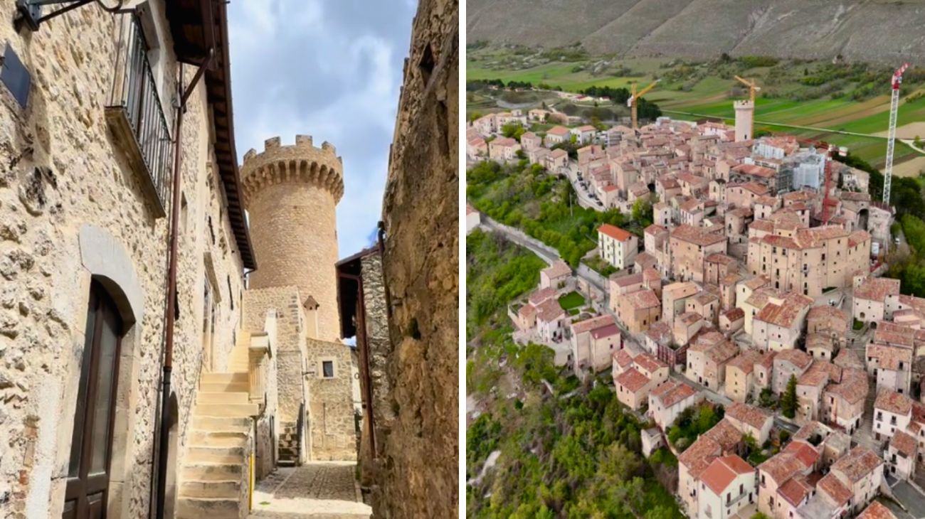 Finestra sui borghi profilo, borgo Abruzzo