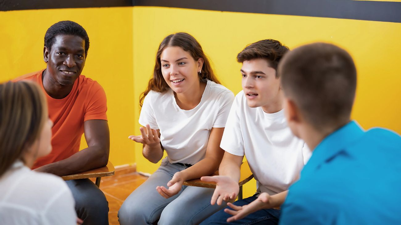 Interrompere durante una conversazione