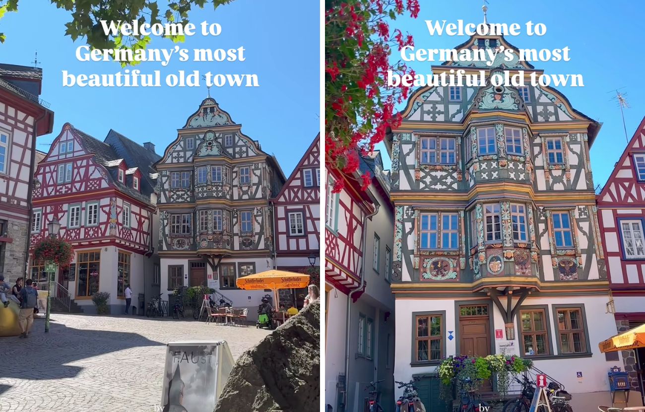 Due edifici stupendi della città antica più bella di tutta la Germania.