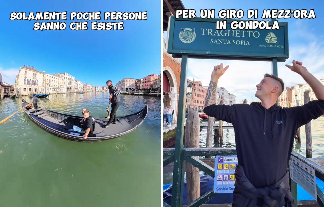 A Venezia si può fare un breve giro in gondola e pagare soli 2€