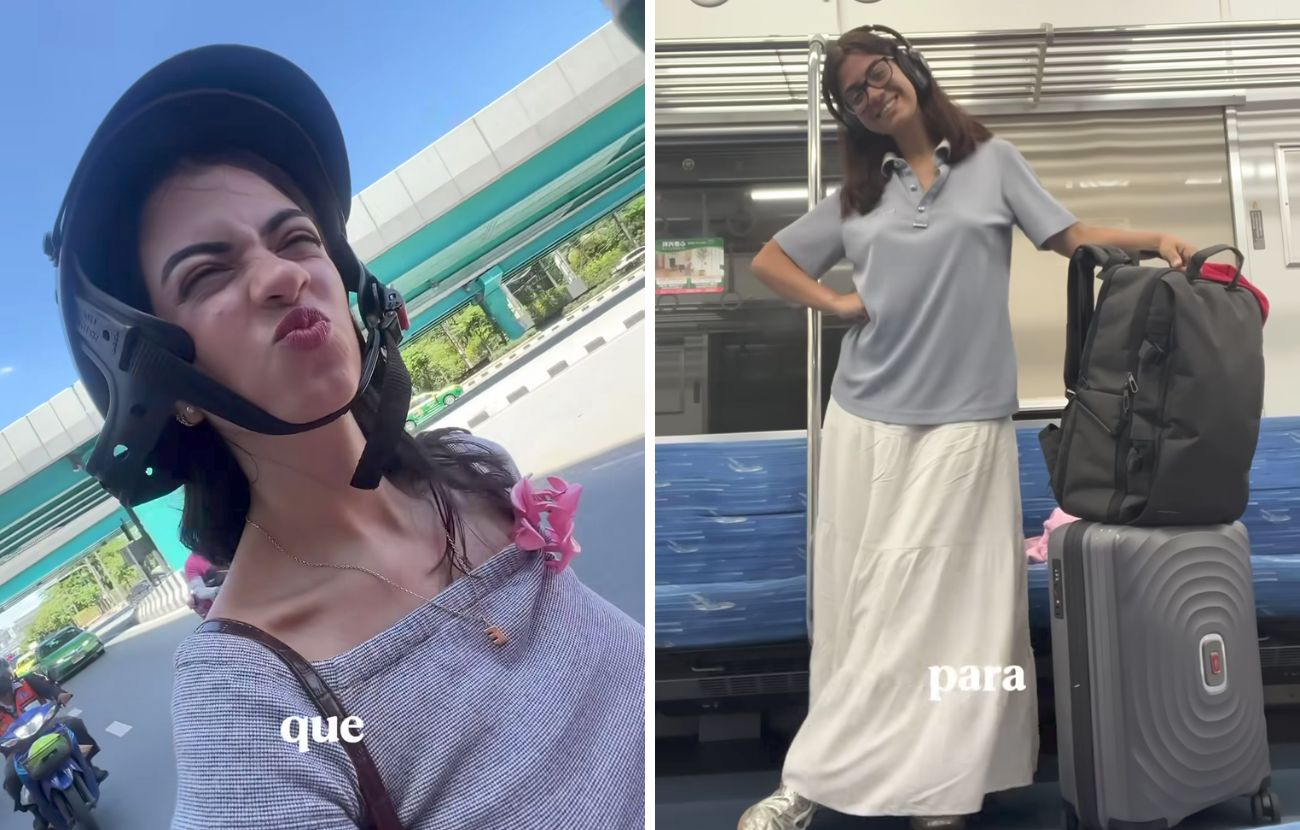 Alcuni attimi del viaggio di Elia in Asia, durato un mese