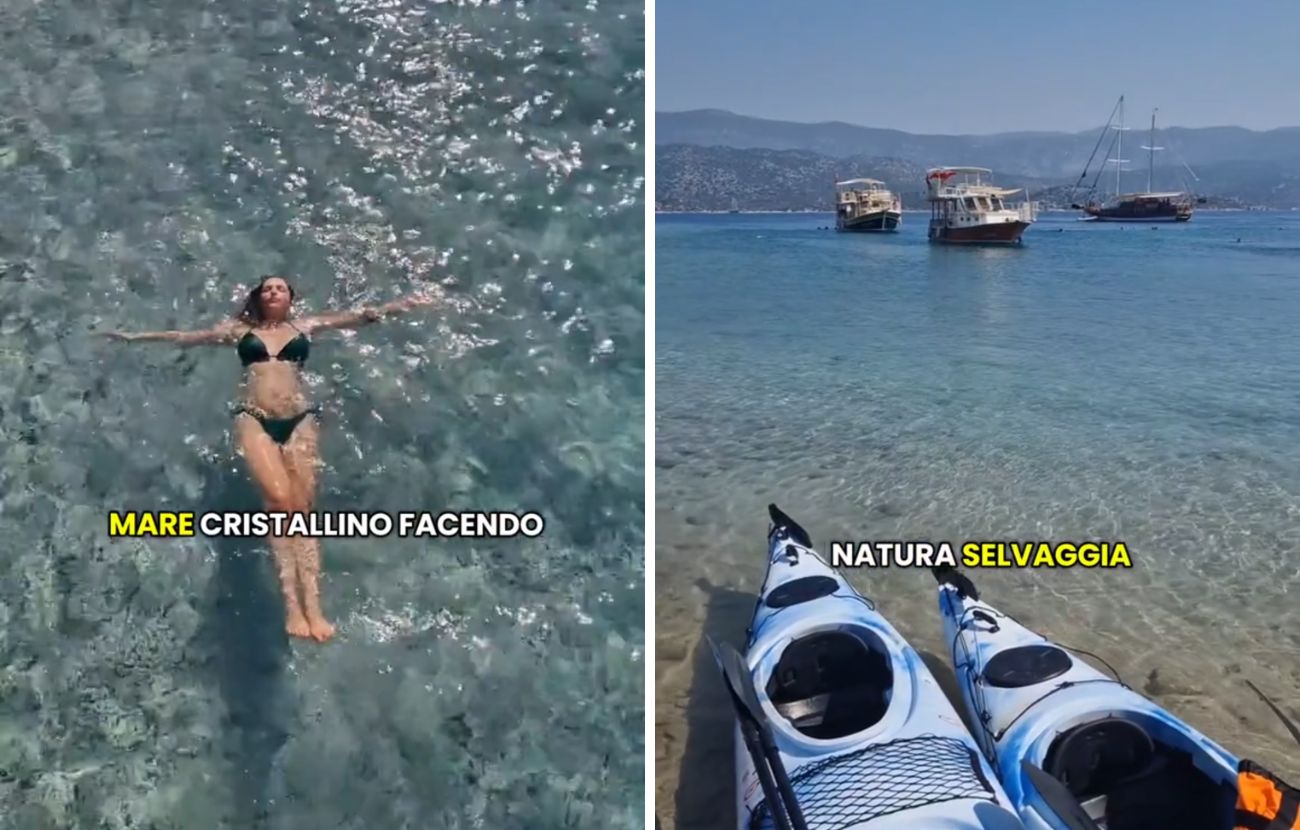 Due scorci della Costa Turchese in Turchia, una località snobbata dagli italiani che ha tanto da offrire.